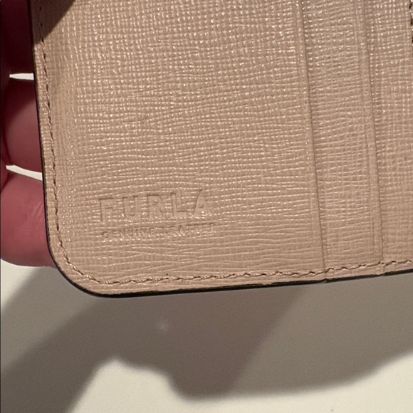 Furla leather tan small zip around and snap wallet - Picture 7 of 9